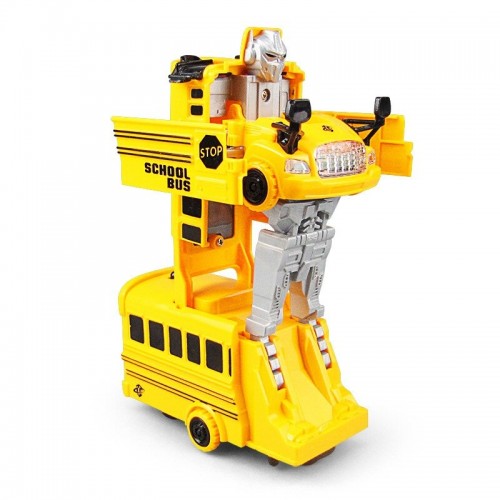 Universal Automatic Transforming Driving Bus Toy with 3D Lightning and Sound Universal Automatic Transforming Driving Bus Toy with 3D Lightning and Sound